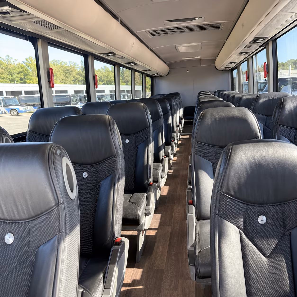 union charter bus interior gallery