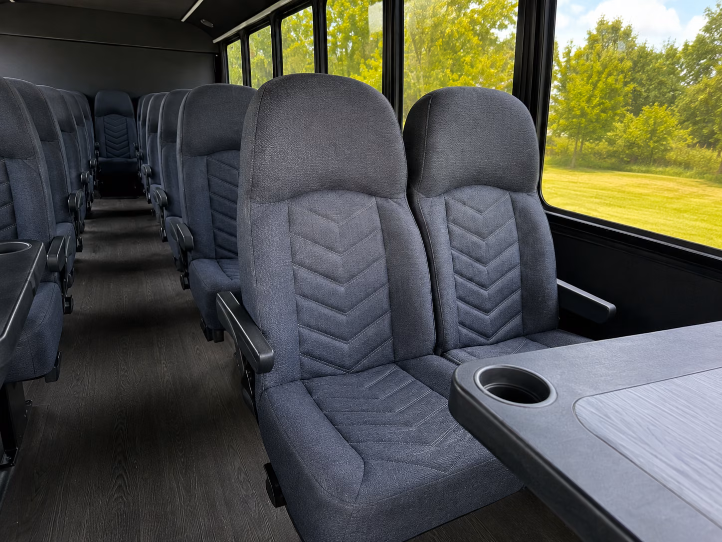 union private event transportation onboard seating